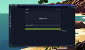 Screenshot of ConvertX's UI