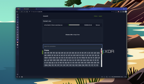 Screenshot of ConvertX's UI showing video output options available