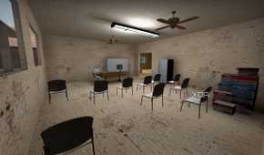 A custom map in Counter Strike: Global Offensive.