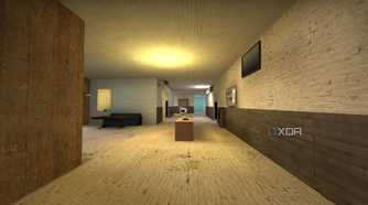 A custom map in Counter Strike: Global Offensive.