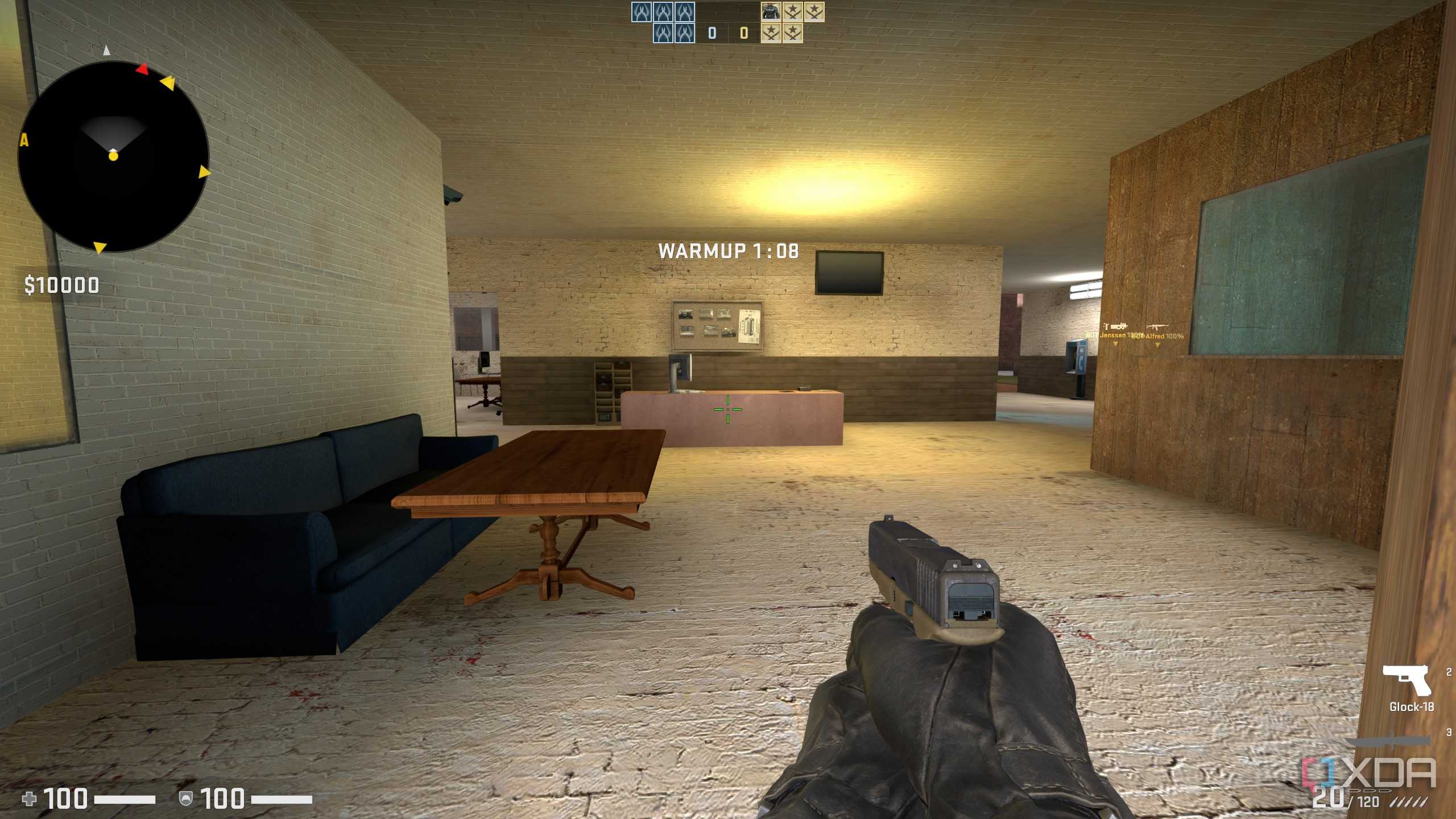 A screenshot of a custom map in Counter Strike Global Offensive