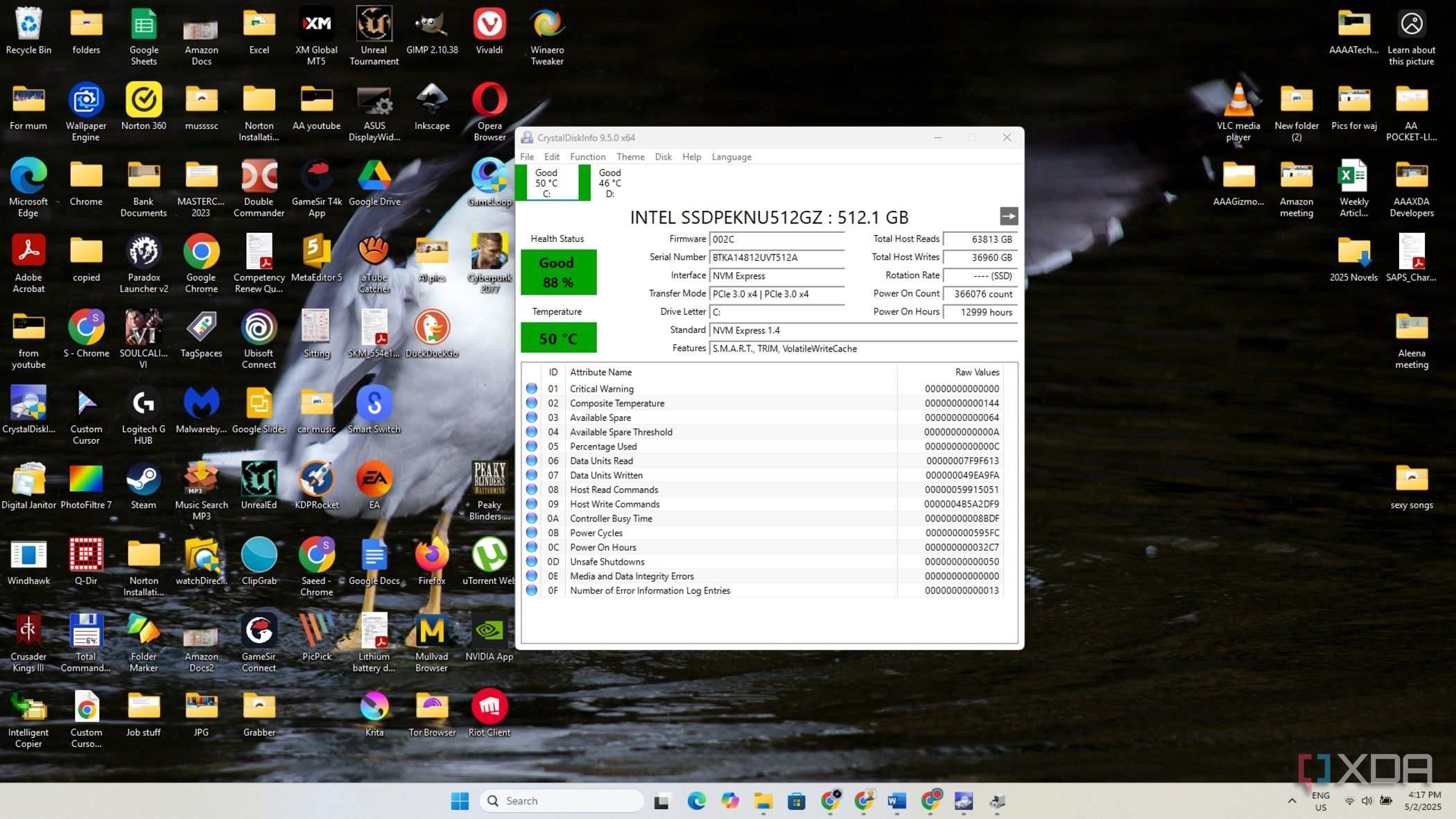 Crystaldiskinfo disk health