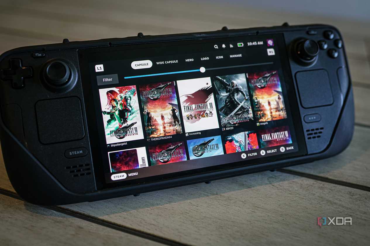 the steam deck handheld