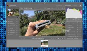 Editing an image in Darktable