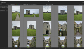 darktable with imported images