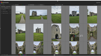 darktable with imported images
