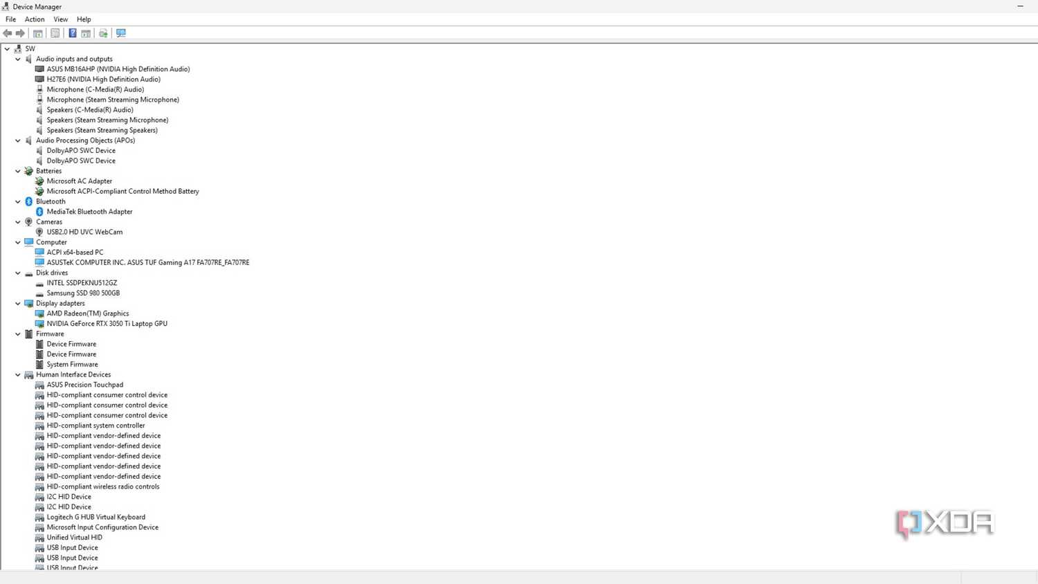 Windows Device manager