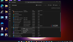 Shows how to disable startup apps from Task Manager on Windows 11
