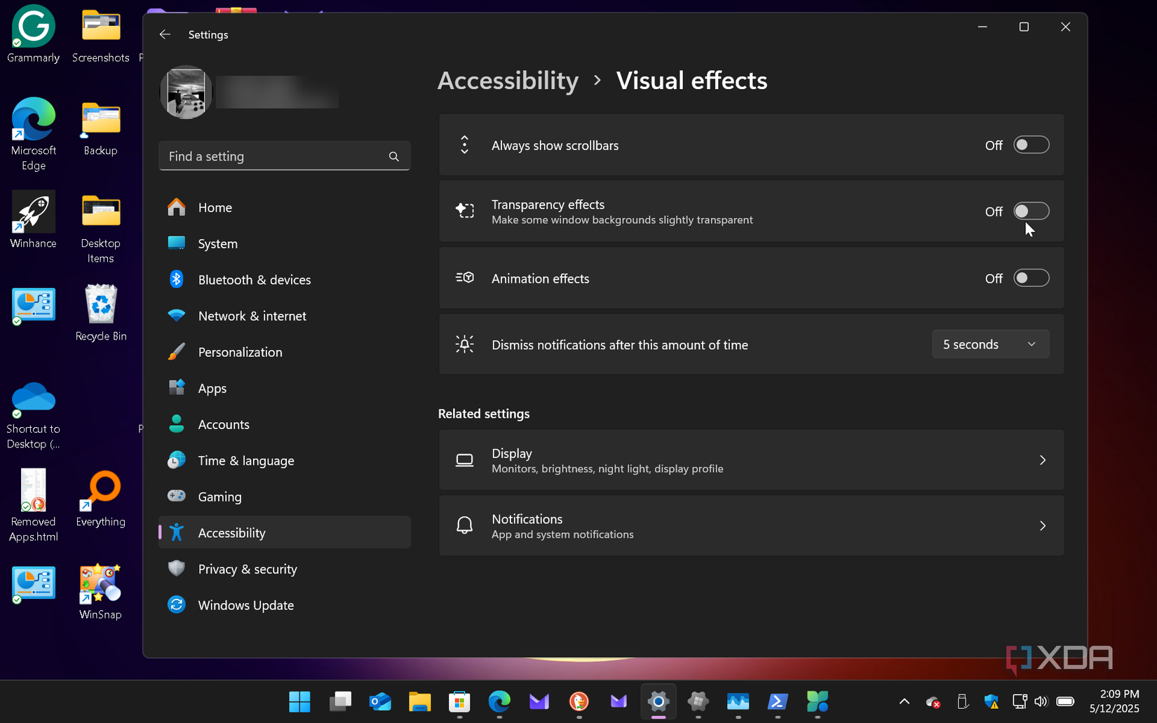Disable Windows Effects 5 proven Windows 11 tweaks I use to speed up my PC and you should too
