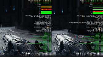Doom frame generation comparison