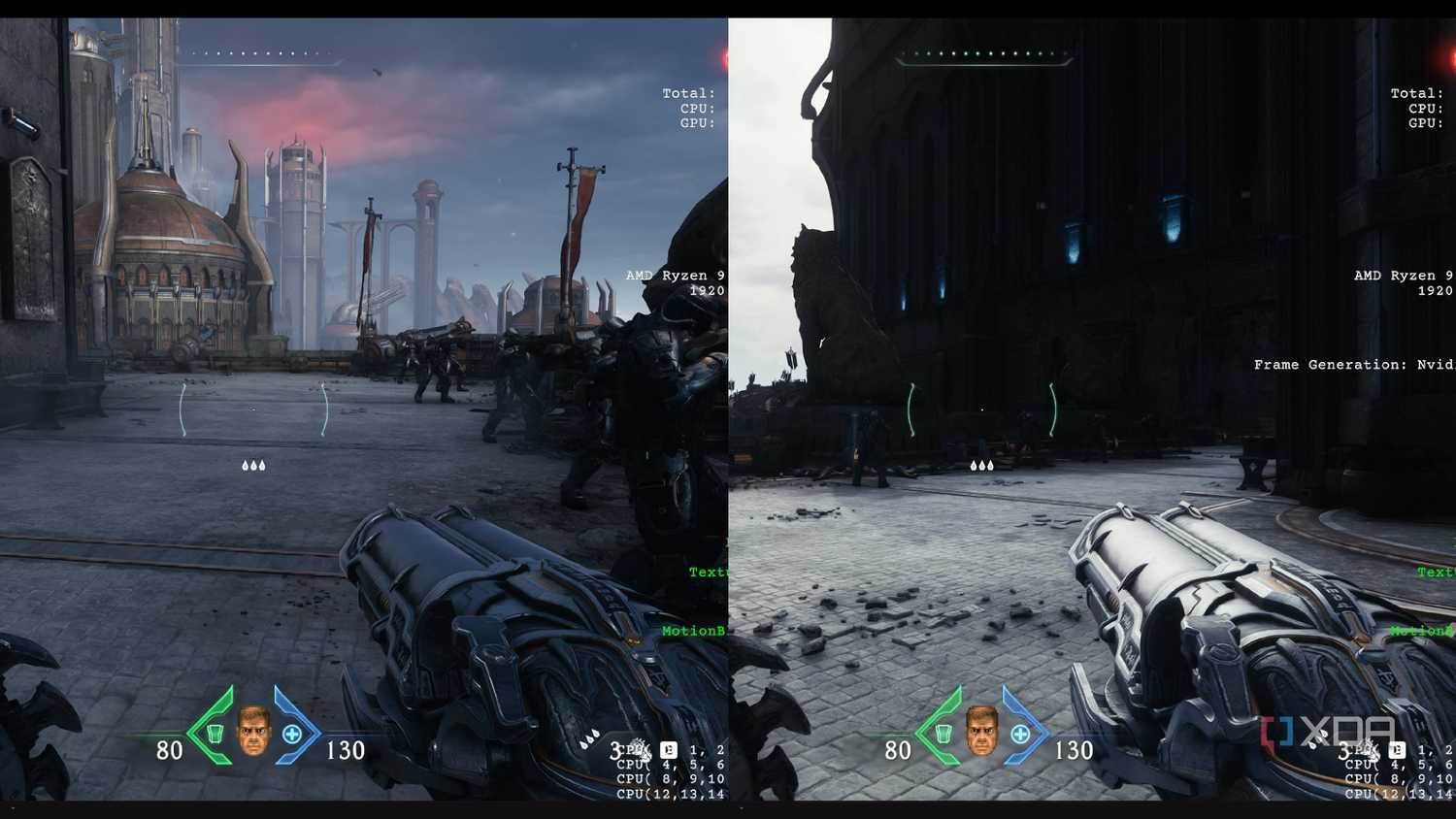 Doom ray tracing difference