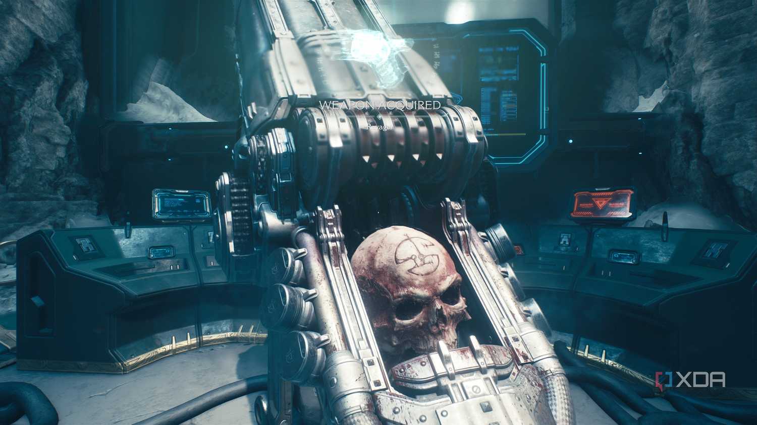 The Ravager weaponm in Doom: The Dark Ages.