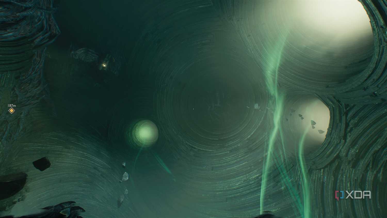 A huge lovecraftian chamber in chapter 15 of Doom: The Dark Ages.