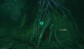 A vine-like creature with eyes all over it in chapter 15 of Doom: The Dark Ages.