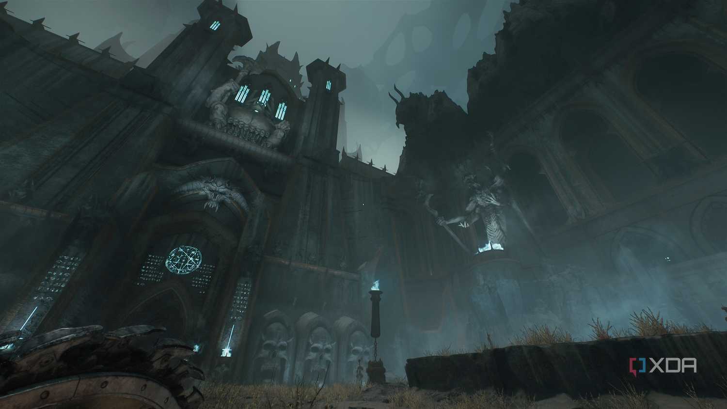 A huge building in chapter 19 of Doom: The Dark Ages.