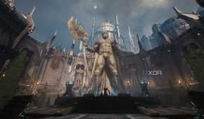 A statue of King Novik in Chapter 6 of Doom: The Dark Ages.