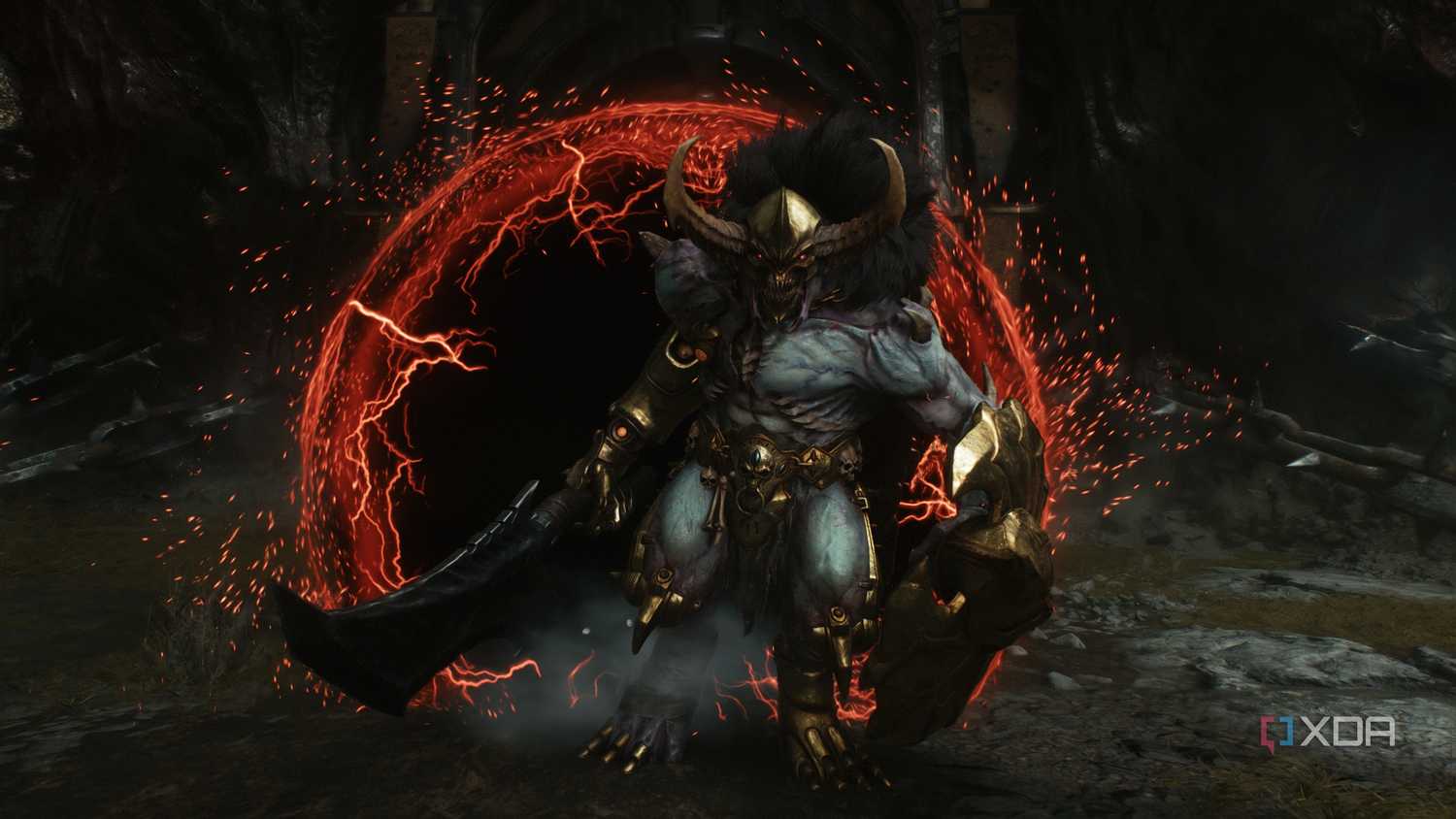 The Agaddon Hunter's arrival in chapter 8 of Doom: The Dark Ages.