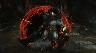 The Agaddon Hunter's arrival in chapter 8 of Doom: The Dark Ages.