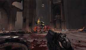 The Doom Slayer fighting a Vagary demon in Doom: The Dark Ages.