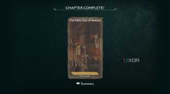 100% completion of chapter 5 in Doom: The Dark Ages.