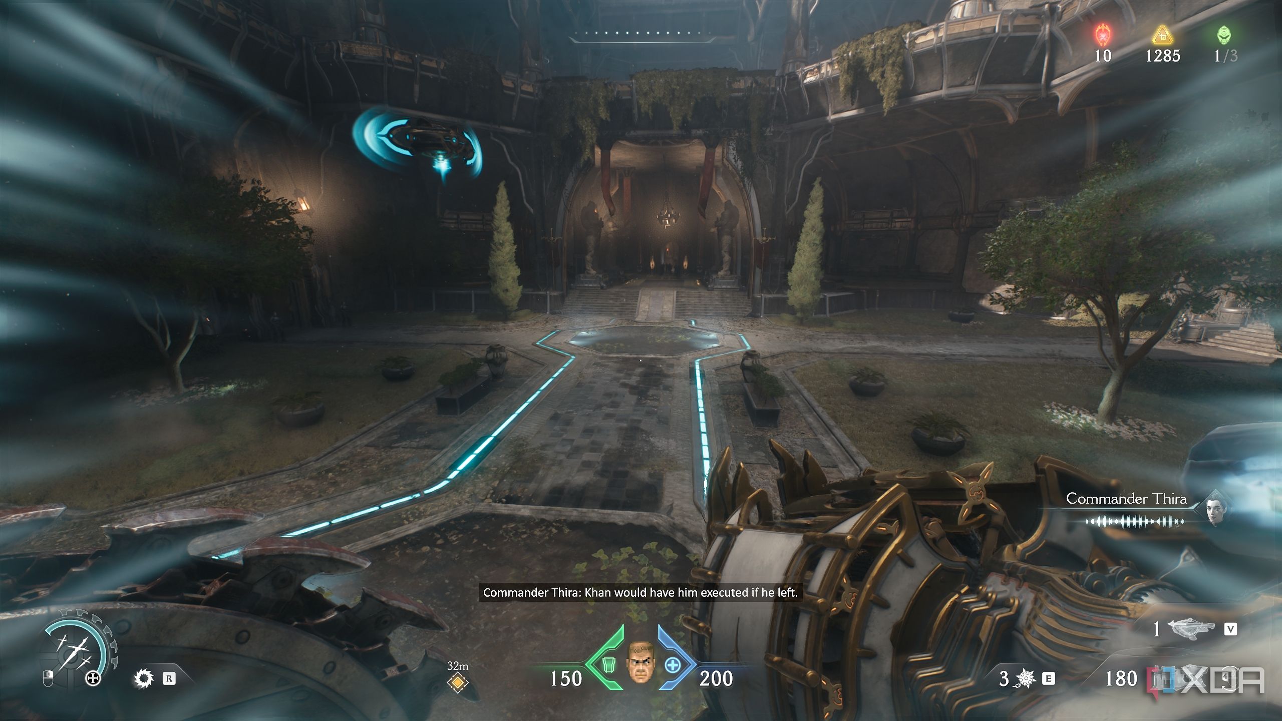 The Slayer in midair in Doom: The Dark Ages.