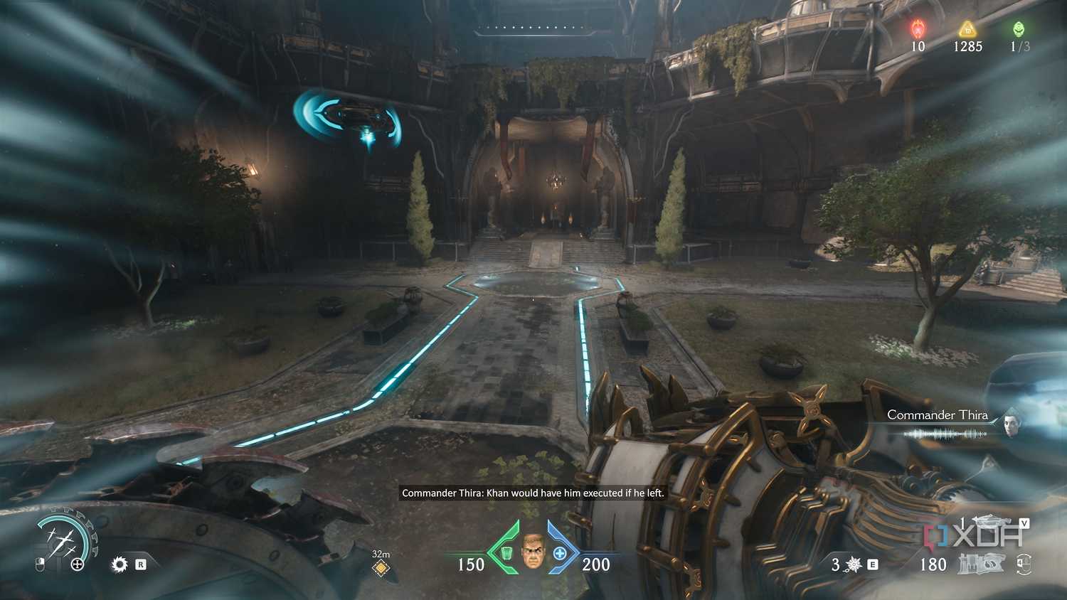 The Slayer in midair in Doom: The Dark Ages.
