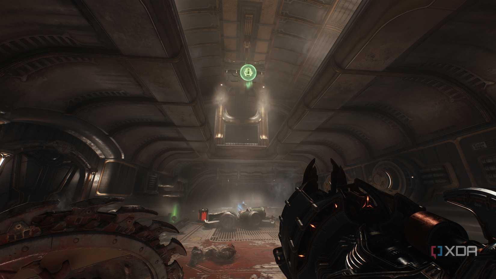 A life sigil in the air in Doom: The Dark Ages.