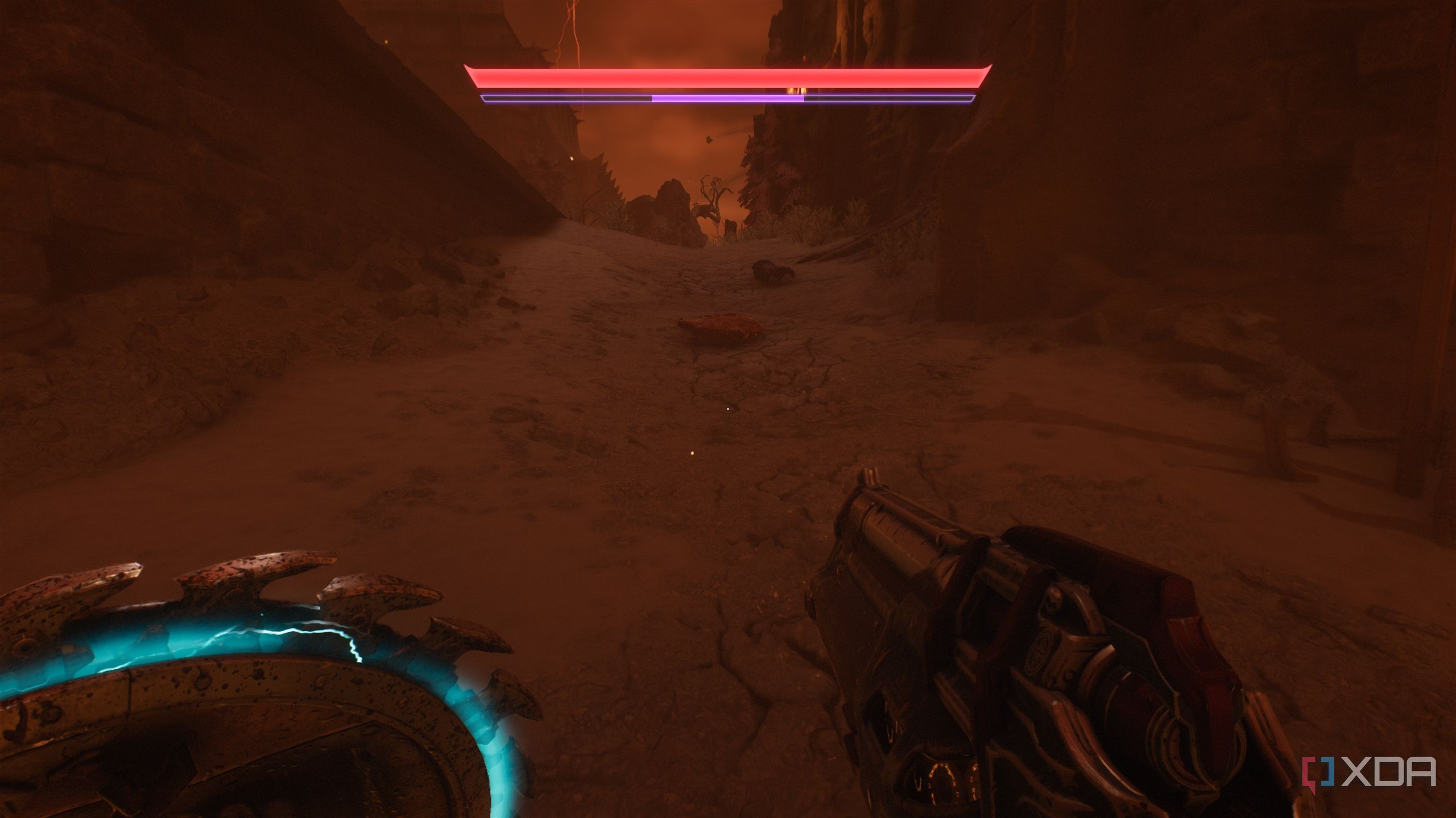 The shield saw glowing blue in Doom: The Dark Ages.