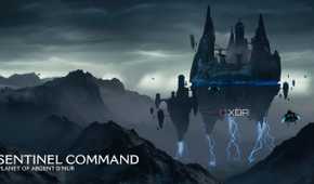The Sentinel Command Center, floating in the sky, in Doom: The Dark Ages.