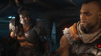 King Novik and Commander Valen in Doom: The Dark Ages.