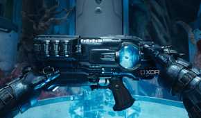 The Accelerator weapon in Doom: The Dark Ages.