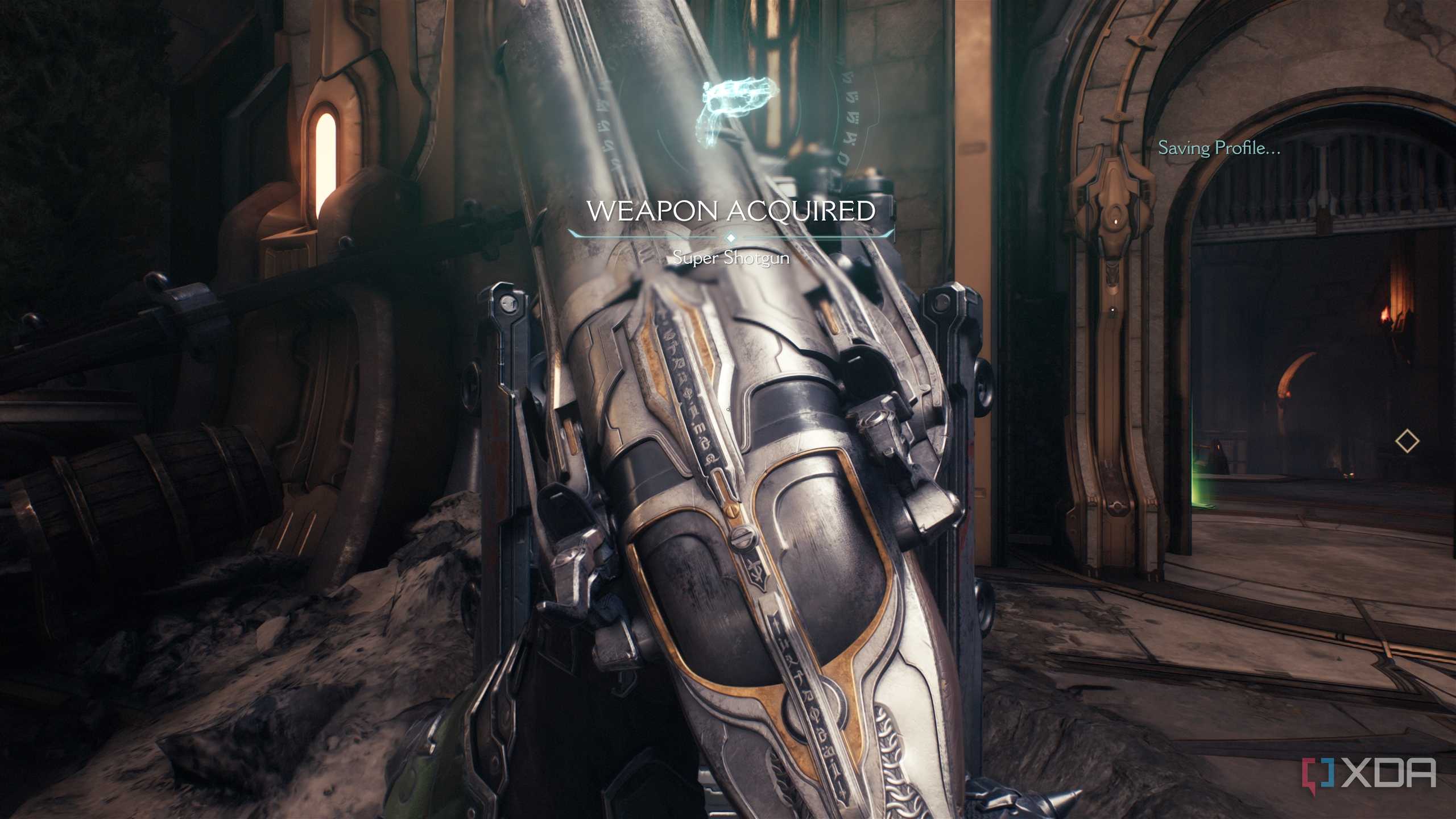 The Super-Shotgun in Doom: The Dark Ages.