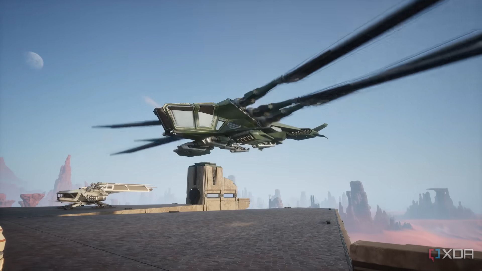 Dune Awakening ornithopter landing