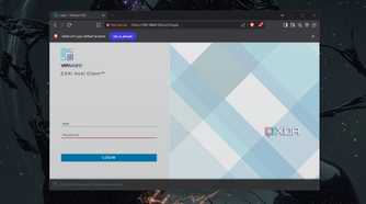 Logging into ESXi