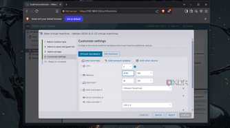 Customizing VM settings in ESXi