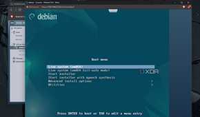 Running a Debian VM inside ESXi