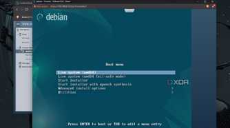 Running a Debian VM inside ESXi