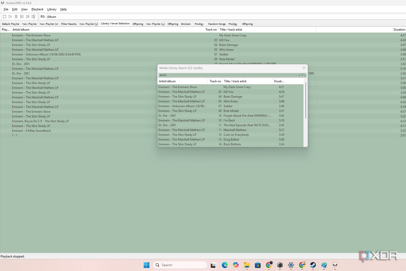foobar2000 looks odd, but it outperforms every music player