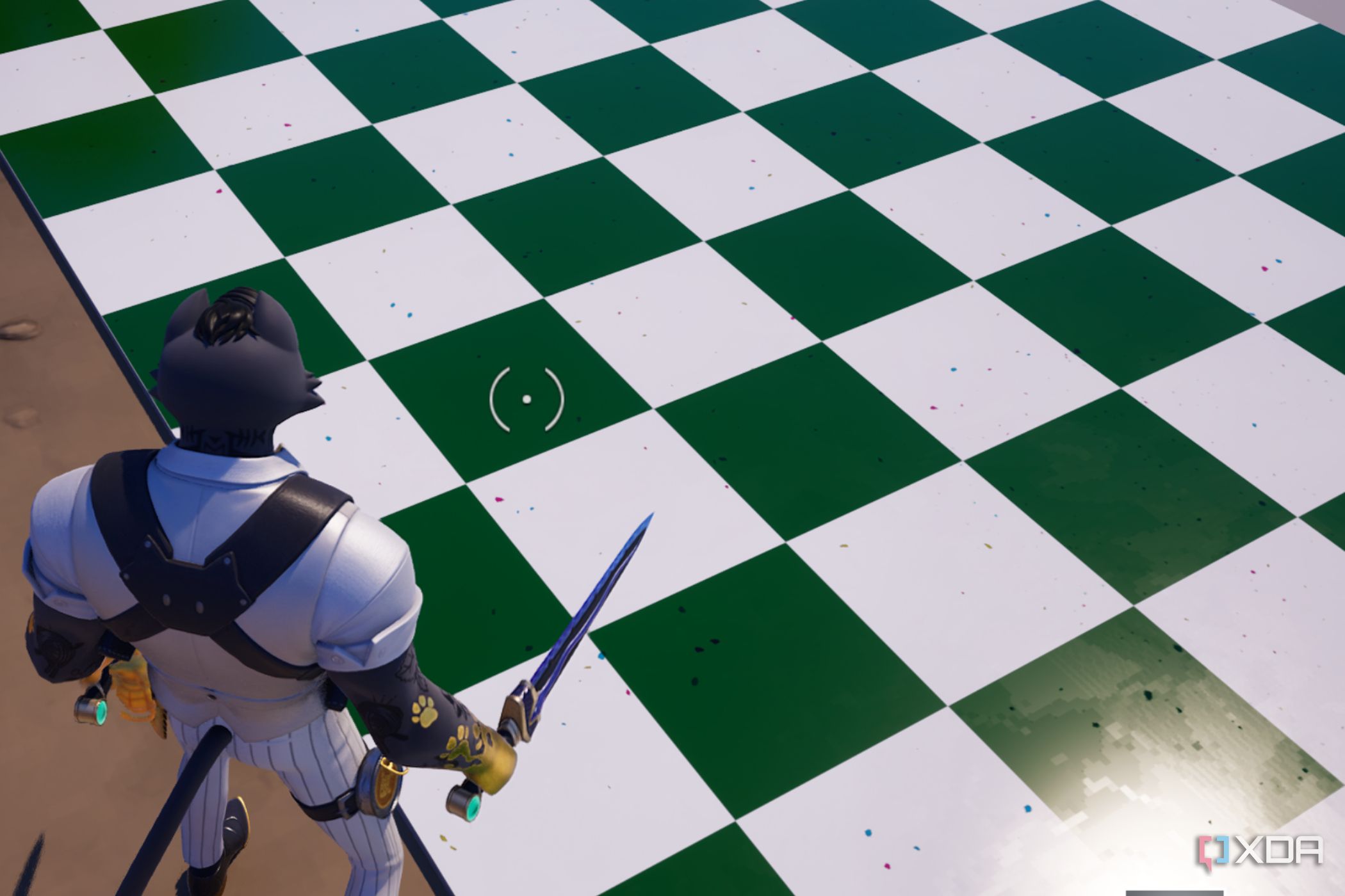 A work-in-progress map in Fortnite Creative.