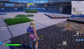 A work-in-progress map in Fortnite Creative.