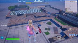 A work-in-progress map in Fortnite Creative.