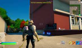 A screenshot from Fortnite's Creative mode.