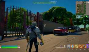 A screenshot from Fortnite's Creative mode.