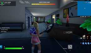 A screenshot from Fortnite's Creative mode.