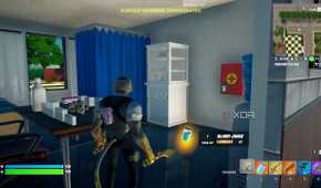 A screenshot from Fortnite's Creative mode.