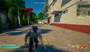 A screenshot from Fortnite's Creative mode.