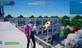 A screenshot from Fortnite's Creative mode.