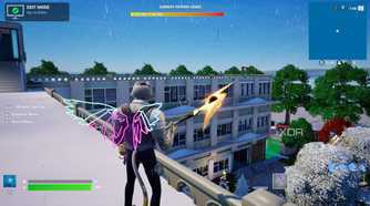 A screenshot from Fortnite's Creative mode.