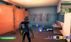 A screenshot from Fortnite's Creative mode.