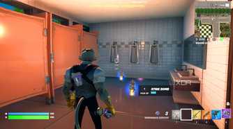 A screenshot from Fortnite's Creative mode.